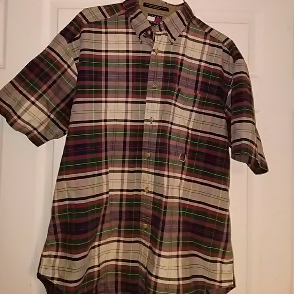 Men's Plaid Tommy Hilfiger Shirt